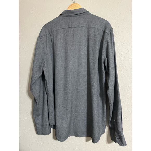 Bonobos Button Down Textured Gray Slim Fit XL - Picture 2 of 3